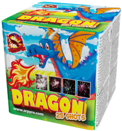 Ohňostroj Dragon 25 rán 18mm 1ks