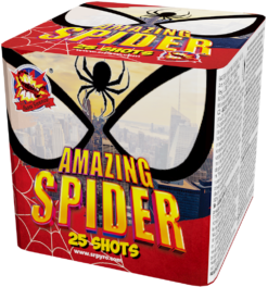 Ohňostroj Amazing spider 25 rán 18mm 1ks
