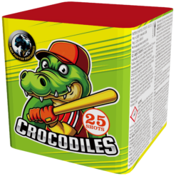 Ohňostroj Crocodiles 25 rán 20mm 1ks