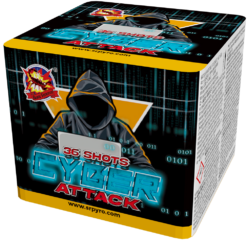 Ohňostroj Cyber Attack 36 rán 16mm 1ks