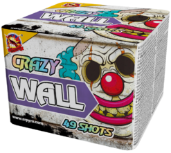 Ohňostroj Crazy wall 49rán 16mm 1ks