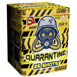 Ohňostroj Quarantine 25 rán 30 mm 1ks